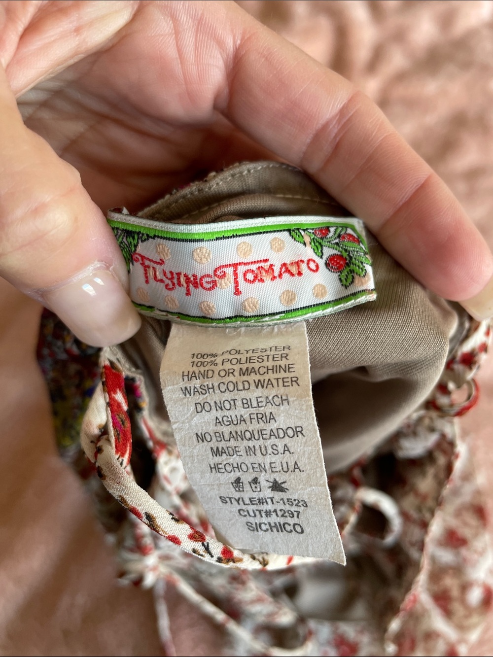Flying Tomato size small Cami top - Picture 8 of 8